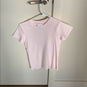Pink Short Sleeves T Shirt